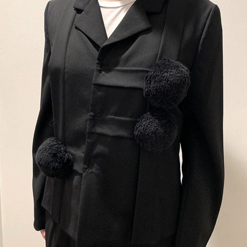 Comme des Garcons Femme Wool Suit w/ Pompons